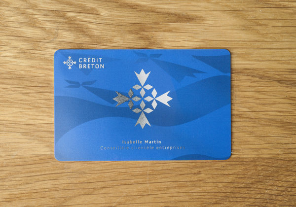 Cartes PVC 760 microns + dorure